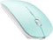 Bluetooth Wireless Mouse for Mac Laptop Chromebook Windows Desktop Computer Notebook PC MacBook iPad Pro Air, Rechargeable Wireless Mouse(Blue)...