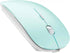 Bluetooth Wireless Mouse for Mac Laptop Chromebook Windows Desktop Computer Notebook PC MacBook iPad Pro Air, Rechargeable Wireless Mouse(Blue)...