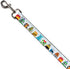 Disney Pet Leash, Dog Leash, Pixar Holiday Collection Nutcracker Characters Lineup White, 4 Feet Long 0.5 Inch Wide...