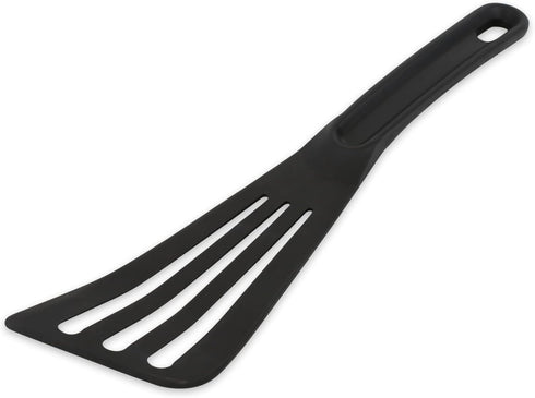 RSVP International Kitchen Tool Collection Dishwasher Safe, Angled, 12x3.25", Nylon Euro Style, Black...