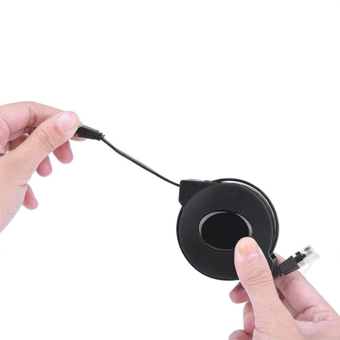 Sonew CAT6 Ethernet Cable, Adjustable Retractable RJ45 LAN Network Cable Cord, High Speed LAN Wires Internet Patch Cable, Network Cable Laptop Int...