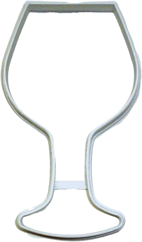 WINE GLASS OUTLINE STEMMED BEVERAGE WINERY TASTING COOKIE CUTTER MADE IN USA PR2856...