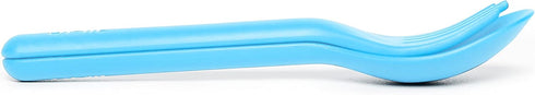 OmieBox Kids Utensils Set with Case - 2 Piece Plastic, Reusable Fork and Spoon Silverware with Pod for Kids (Sunrise)...