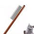 Dematting Comb for Dogs,Cat Flea Comb,CISHNOU Solid Wood Pet Comb Grooming Tool Dematting Comb for Cats,Dogs and rabbits (Dual teeth) (Single toot...