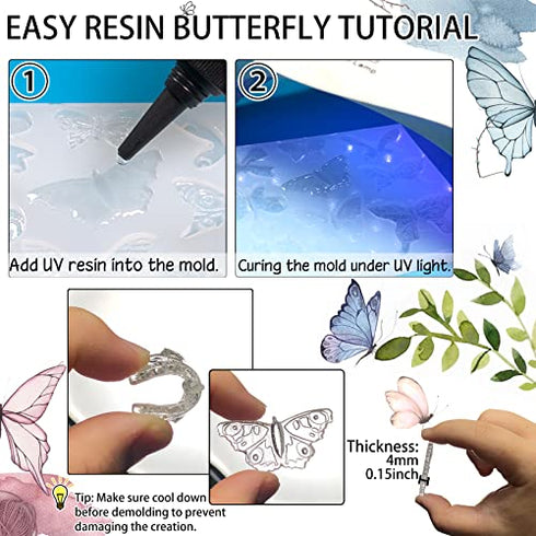 UV Resin Soft Crystal Clear Glue Ultraviolet Solar Sunlight Cure for DIY Jewelry Making, Craft Decoration, Casting & Coating, 100g...