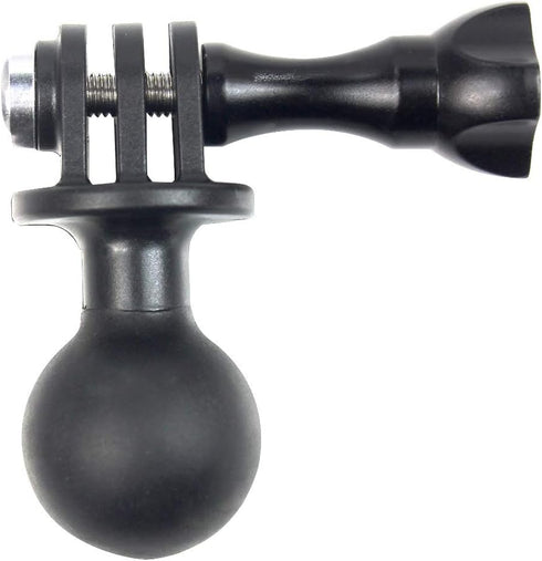 1" Ball Mount Universal Head Adapter with Thumb Screw Fit for GoPro Hero 9, 8 Black, 7 Black, 7 Silver, 7 White, 6, 5, 4, 3+, 5Session, MAX, DJI O...