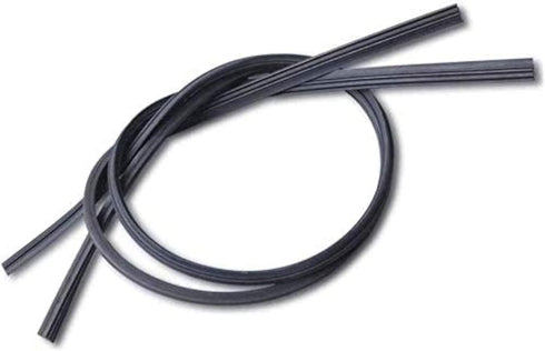Yahpetes Car Wiper Blade 2 Pcs Windshield Wiper Rubber Strip 32" Car Vehicle Insert Rubber Strip Wiper Blade Natural Rubber Boneless Wiper For Car...