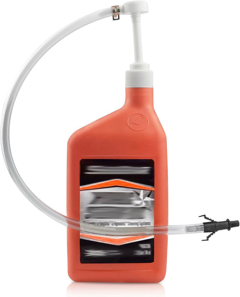 Fluid Pump for Standard Quart Bottles, 3rd Hand Adapter, Transfer Gear Oil Transmission and Differential Fluid...