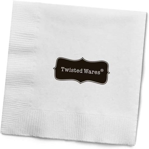 Twisted Wares - Funny Cocktail Napkins - FUKITOL RX - Boutique Cocktail Napkins - Perfect for any Celebrations 5"X5" (20 Pack)...