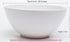 Melamine Cereal Bowls - 28oz White Melamine Bowls,6Pcs Soup Bowls Set for Kitchen,Unbreakable,Dishwasher Safe...