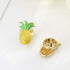Amosfun 5pcs Lovely Originality Fashion Fruits Brooch Summer Style Small Fresh Oil Dripping Pineapple Brooch Pins...