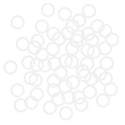 uxcell Silicone O-Rings, 14mm OD 10mm ID 2mm Width VMQ Seal Gasket for Compressor Valves Pipe Repair, White, Pack of 50...