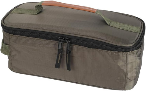 MiOYOOW Camp Utensil Organizer Bag, Portable Camping Cookware Storage Pouch Waterproof Grill Carry Bag with Hanging Loop for Camping Hiking Barbec...