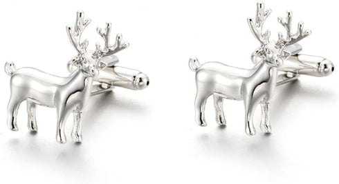 Deer Cufflinks for Men, Stag Deer Head Cufflinks, Viking Animal Cuff Links, Elk Deer Shirt Tuxedo Cufflinks, Punk Cufflinks French Cufflinks, Best...