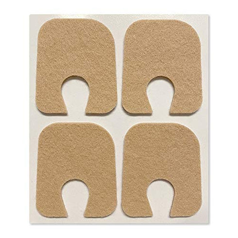 Aetna Foot Products - Adhesive Felt U-Shaped Callus or Toe Pads, Pack of 100, 1/8" Thick...