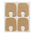 Aetna Foot Products - Adhesive Felt U-Shaped Callus or Toe Pads, Pack of 100, 1/8" Thick...