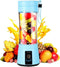 WROZZO Mini Personal Blender, 1000W Powerful Motor, 800ml Cup, 6 Stainless Blades, USB Charging, Portable Blender for Shakes and Smoothies Blue...