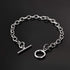 OBSEDE Charm Bracelet Chain Making Kit Stainless Steel Link with OT Toggle Clasp for Women DIY Jewelry Crafts, 5 Pieces...