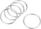 uxcell O Ring Buckle 45mm(1.8") ID 3mm Thickness Zinc Alloy O-Rings for Hardware Bags Belts Craft DIY Accessories, Silver Tone 5pcs...