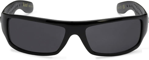 LOCS Sunglasses Hardcore Black Dark Lens 0103 Designer Stylish NEW...