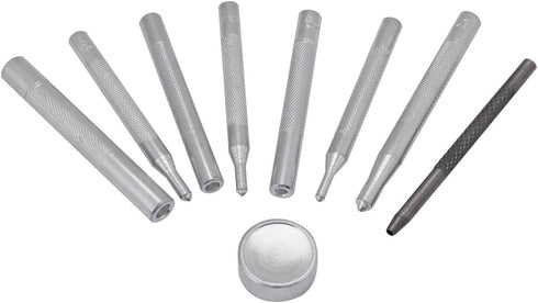 Button Replacement Kit,Press Studs Buttons Snap Fasteners 10mm 12mm 15mm 17mm with Setting Tools(Silver)...