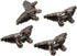 4Pcs Cute Butterfly Shaped Binder Clips, Metal Paper Binder Clip, Bill Binder Clips for Home Office (Bronze)...
