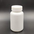 Othmro PE Plastic Lab Chemical Reagent Bottles 5pcs, 51ml/1.72oz Wide Mouth 28mmID Round Sample Liquid Storage Container Sealing Bottles White wit...