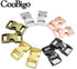 10 Pack Metal 3/8" Side Release Buckle Parachute 550 Cord Bracelet Paracord Buckles for Dog Collar Bag Backpacks Webbing Leather DIY Craft Sewing ...