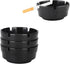 Perfect Stix Ashtray Black-4 4" Black Ashtrays (Pack of 4)...