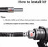 Drain Clog Remover with Drill Connector Drain Auger Cable Drain Snake 9.84Ft Flexible Plumbing Drill Pipe Cleaner for Kitchen, Bathroom, Toilet an...