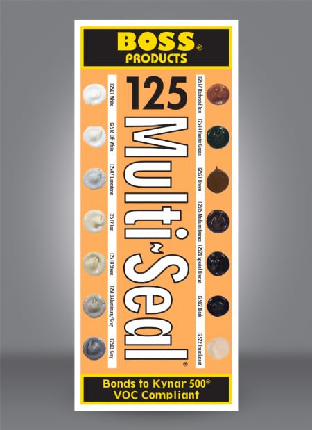 Generic Sealant Boss 125 Multi-Seal Building Roofing Gutters Construction- Black, 142888, 1 Cartridge...