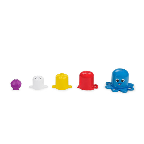 Baby Einstein Ocean Explorers Opus’s Stack & Stream Sensory Stacking Cups, Ages 3 Months and up...