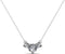 Cate & Chloe Calliope 18k White Gold Plated 3-Stone Pendant Necklace | Beautiful Sparkling Crystal Stones Silver Drop Necklace for Women...