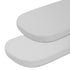 TILLYOU Baby Bassinet Sheets Cotton 2 Pack, 31.5"x18" Breathable Bassinet Mattress Protector, Soft Cradle Bassinet Crib Sheets, Gray...