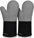 sungwoo Extra Long Silicone Oven Mitts, Heat Resistant Oven Gloves with Quilted Liner Non-Slip Textured Grip Perfect for BBQ, Baking, Cooking and ...