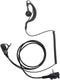 Caroo VX-261 Earpiece Headset with PTT Mic for Motorola Yaesu Vertex Standard Radio EVX-261 VX-230 VX-231 Walkie Talkie 2 Way Radio G Shape...