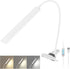 ORALUCE Clip on LED Desk Lamp Reading Light, 3 Modes 10 Brightness Dimmable Clip on Desk Light, Flexible Gooseneck Swing Arm Desk Lamp with Clamp ...