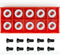 12mm Round Carbide Inserts for Woodturning, R12 X 2.5mm Indexable Tungsten Carbide Cutter Inserts Set fits for DIY Woodworking Wood Lathe Turning ...