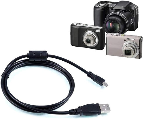 Replacement USB PC Charger Data Cable Cord Lead for Panasonic Camera Lumix DMC-ZS25 DMC-TZ35 DMC-G7 ZS40 ZS50 TS30 SZ3 TZ8 TZ11 TZ15 TZ24...