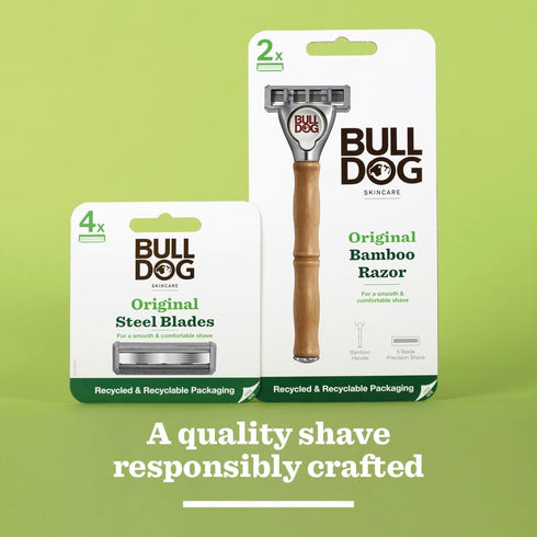 Bulldog Skincare - Bamboo Razor Blades X4...