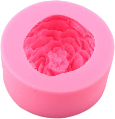 Mujiang Peony Silicone Mold Flower Candy Molds For Chocolate Sugar Craft Fondant Soap Candle Wax Cake Decorating Set Of 2...
