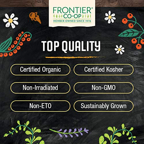 Frontier Co-op Organic Whole Red Clover Blossoms, 0.71oz - Fragrant, Natural & Versatile for Garnishes & Red Clover Tea - Kosher, Non-Irradiated...