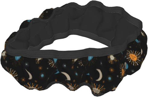 Moon and Sun Steering Wheel Cover Universal 15 Inches Non-Slip Neoprene Cute Stars Wrap Car Accessories Protector Case for Women & Men Girls Fit A...