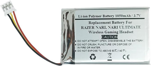 1050mAh 3.7V Replacement Battery for Razer NARI?NARI Ultimate Wireless Gaming Headset...