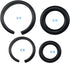 (10+10Sets) 1/2" and 3/8" Impact Wrench Retainer Rings Clip with O-ring, Compatible With Milwaukee Electric/Pneumatic Type Impact Wrench, Includin...