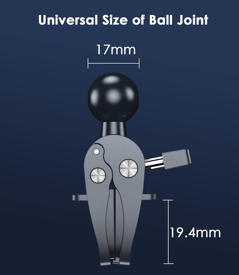 MOKPR Universal Air Vent Clip for Wireless Car Charger & Car Mount, Ultra Strong Anti-Shake Vent Grip for Most Car Phone Mount Holders with Joint ...