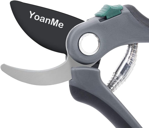 YoanMe-Sharp Bypass Pruning Shears, Gardening Scissors, Tree Trimmers Secateurs,Hand Pruner, Garden Shears, Grafting tool,Clippers For The Garden,...