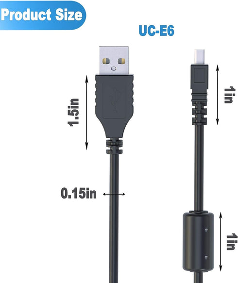 Master Cables Replacement Pentax I-USB7 I-USB17 I-USB33 Charging and Data Transfer Cable Lead for Pentax Ricoh GR Digital IV, Pentax Optio and Oth...
