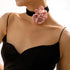 Flower Choker Necklaces for Women Rose Choker Black Velvet Choker Necklace Rosette Camellia Daisy Floral Choker Necklace Black White Flower Choker...
