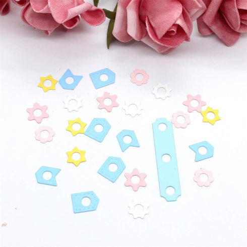 Hole Reinforcers Metal Cutting Dies Stencils for DIY Scrapbooking Decorative Embossing DIY Paper Cards...